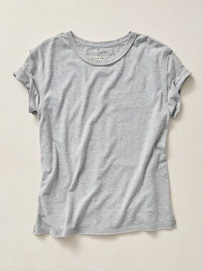 Free People We The Free Nova Tee - Greyhound Grey - NWT